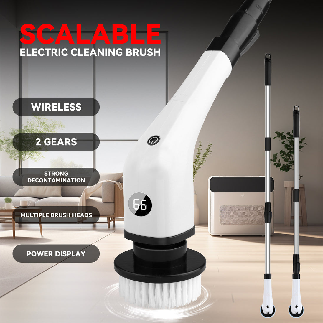 Electric Cleaning Brush Household Multi-functional 7-in-1 Toilet Bathroom Cleaning Brush Home, Garden & Furniture Zimivas