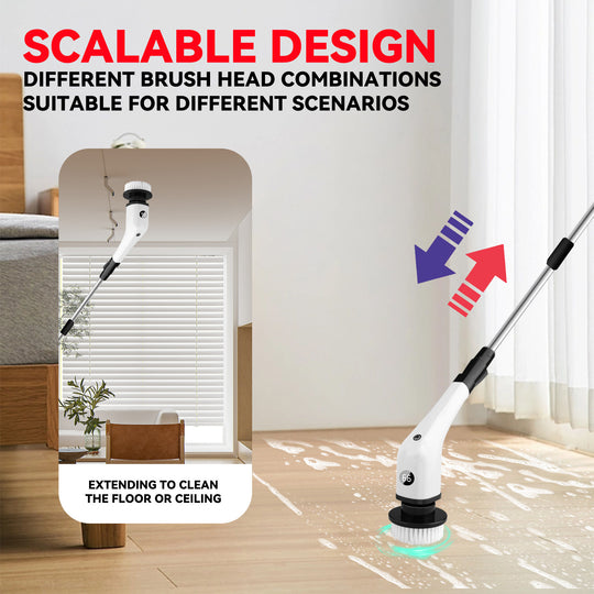 Electric Cleaning Brush Household Multi-functional 7-in-1 Toilet Bathroom Cleaning Brush Home, Garden & Furniture Zimivas