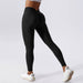 Slim Yoga Fitness Pants Breathable Quick-drying Leggings Peach Hip Lifting Trousers For Women Clothing Premium Black women clothing Zimivas