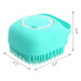 Pet Dog Shampoo Massager Brush Cat Massage Comb Grooming Scrubber Shower Brush For Bathing Short Hair Soft Silicone Brushes 5 null