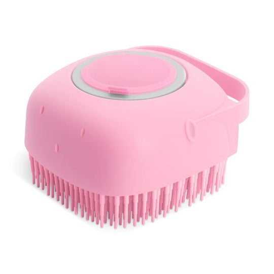 Pet Dog Shampoo Massager Brush Cat Massage Comb Grooming Scrubber Shower Brush For Bathing Short Hair Soft Silicone Brushes 5 null