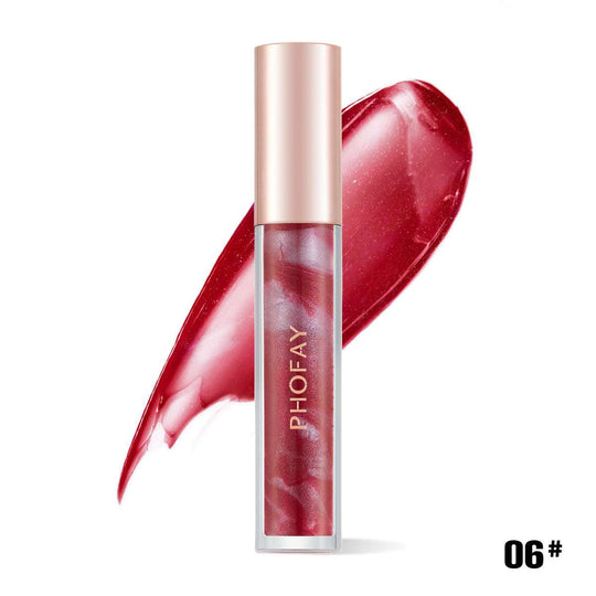 PHOFAY Rose Blooming Hydrating Lip Gloss 06 4 Zimivas