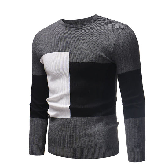 Fashion bottoming round neck Amazon men's sweater sweater 0 null