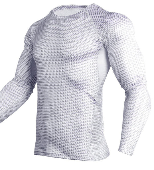 Compression Shirt Men Gym Running Shirt Quick Dry Breathable Fitness Sport Shirt Sportswear Training Sport Tight Rashguard Male 0 null