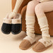 New Plush Slippers For Women Men Winter Warm Home Slipper Indoor Thick-soled Fleece Shoes shoes Zimivas