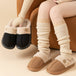 New Plush Slippers For Women Men Winter Warm Home Slipper Indoor Thick-soled Fleece Shoes shoes Zimivas