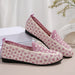 Round Toe Flat Shoes Fashion Casual Hollow Breathable Knitted Shoes Loafers For Women women shoes Zimivas