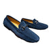 Peas shoes breathable hollow casual shoes Blue cutout shoes Zimivas