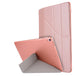 Compatible with Apple, Applicable to new ipadPro11 silk holster ultra-thin protective shell 9.7 dormant deformation leather case Rose Gold 0 Zimivas