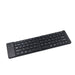 Folding Metal Bluetooth Foldable Keyboard Mini Bluetooth Wireless black Consumer Electronics Zimivas