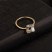 Real Gold Platinum Electroplated Zircon Ring Jewelry Zimivas