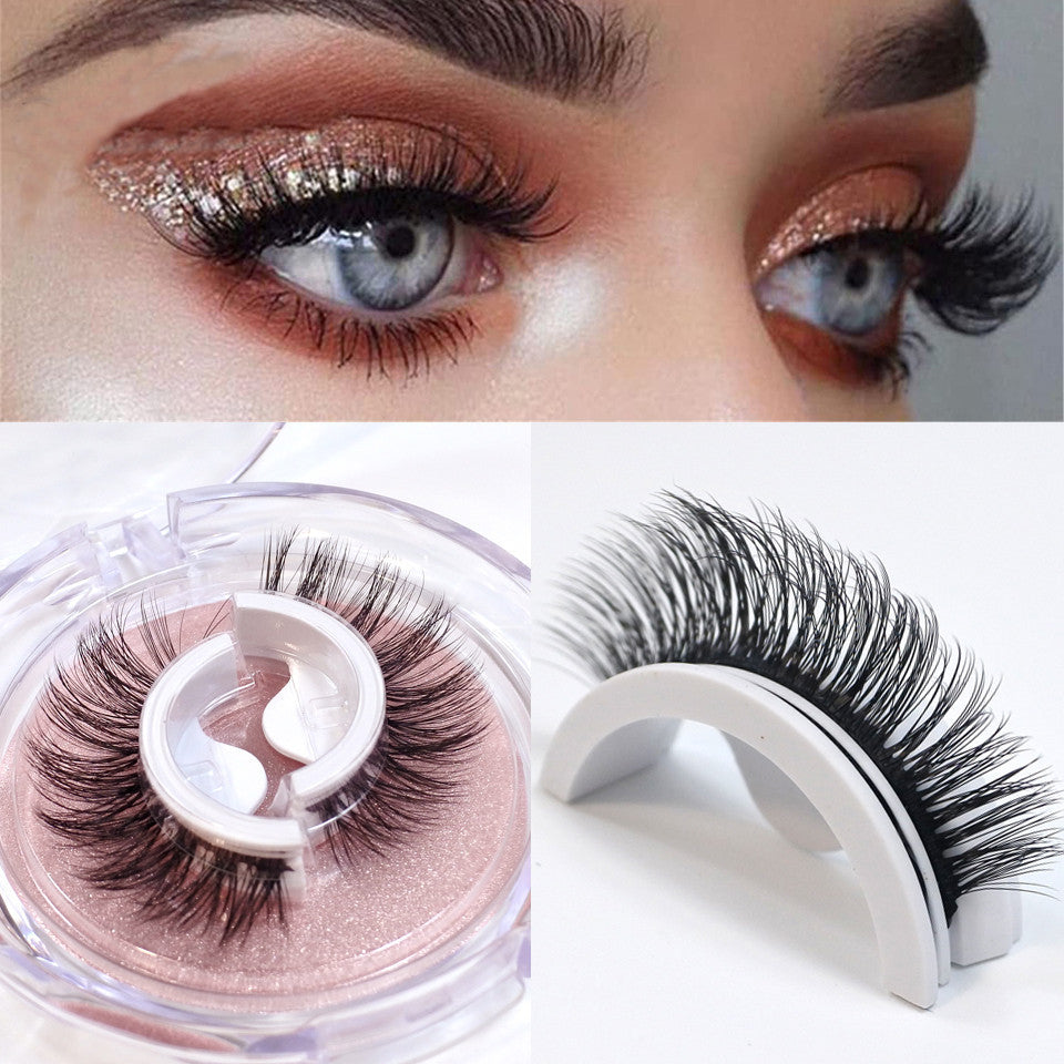 Self-adhesive Reusable Glue-free Eye Lashes With Natural Curl 0 null