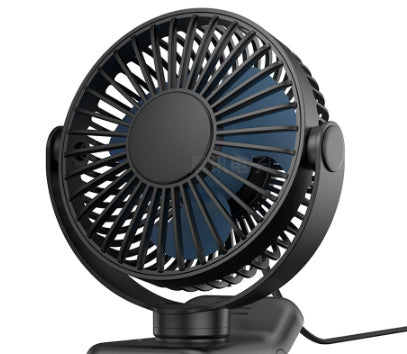 USB Desktop Small Fan Dormitory Office Electric Fan With Cable Black home Appliance Zimivas