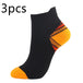 Ankle Guard Compression Zimivas Men's and Women's Socks 3pcs Orange fashion accessories Zimivas