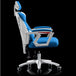 Simple And Creative Revolving Household Mesh Office Chair Nylon feet White frame blue net 0 null