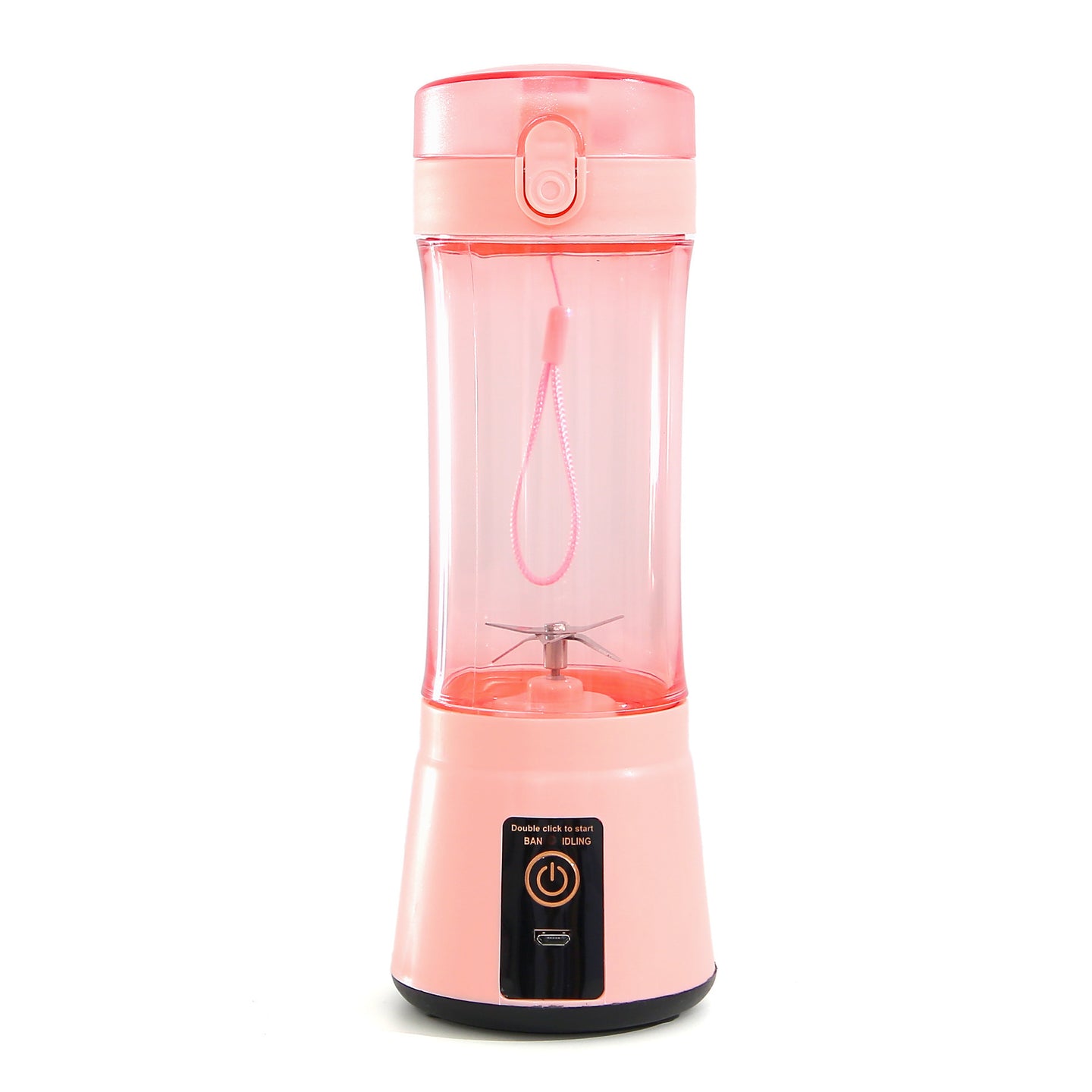 Portable Electric Fruit Juicer Wireless USB Rechargeable Mini Mixer Multifunction Summer Smoothie Blender Machine Kitchen Supplies Pink USB kitchen appliance Zimivas