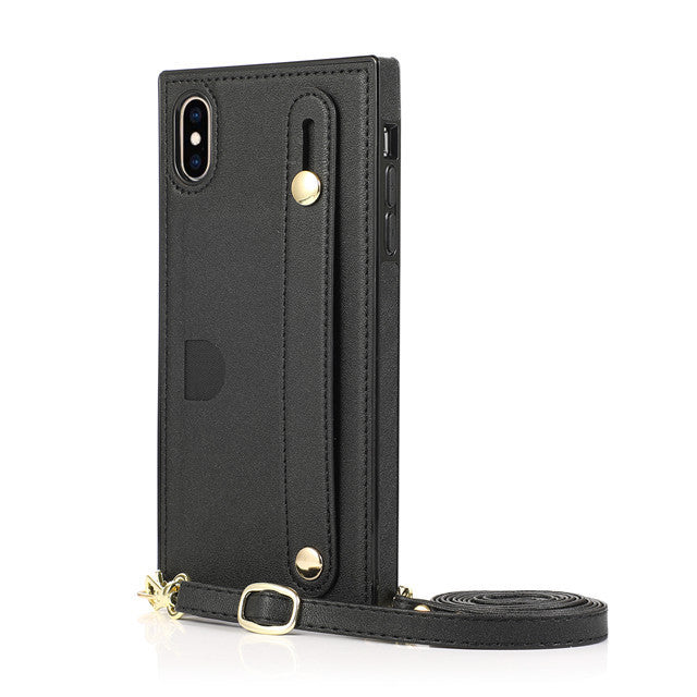 Messenger Phone Case Card Holder Phone Holster Black 0 null