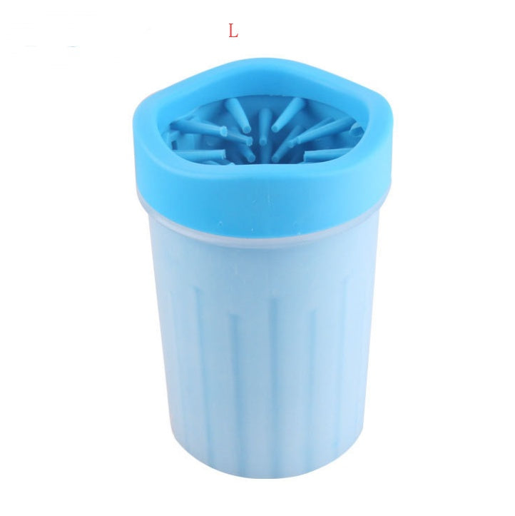 Silicone Dog Paw Washer Cup Blue B L 0 Zimivas