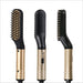 Men's multi-function straight hair comb Gold 0 null