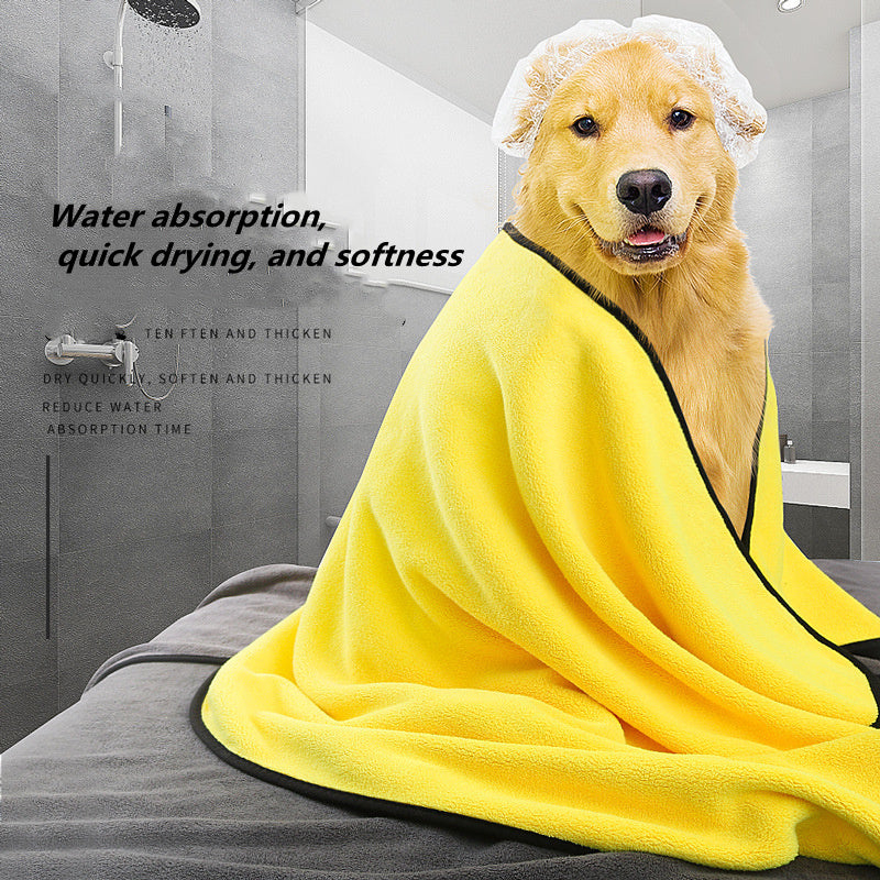 Dog Towels For Drying Dogs Drying Towel Dog Bath Towel, Quick-drying Pet Dog And Cat Towels Soft Fiber Towels Robe Super Absorbent Quick Drying Soft Microfiber Pet Towel For Dogs, Cats Yellow 5 Zimivas