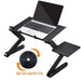 Laptop-Table-Stand Desk Mouse-Pad Notebook Folding Ergonomic-Design Adjustable with Computer & office Zimivas