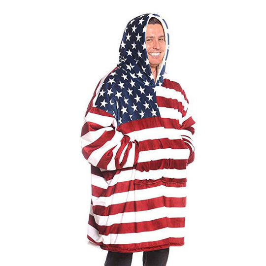 Hooded TV blanket National flag 0 Zimivas