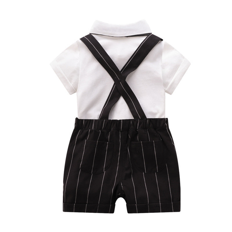 Children's clothing summer boy short-sleeved baby clothes 0 null