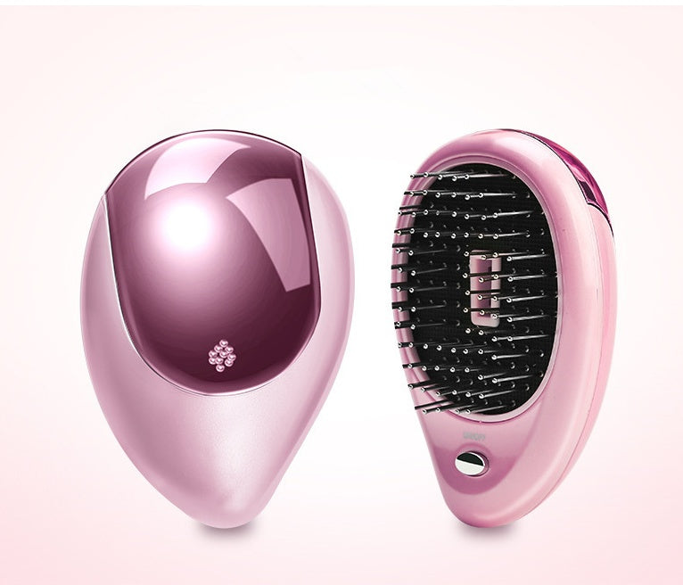 Electric Sound Wave Vibration Magnetic Massage Comb Portable Negative Ion Hair Comb 0 null