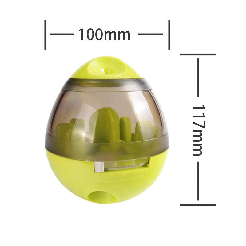 Pet Food Feeder Dispenser Funny Toy Green Bathroom Storage Zimivas