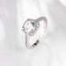 Rose Gold Ring Women European And American Fashion Zircon And Diamond Jewelry Silver 0 null