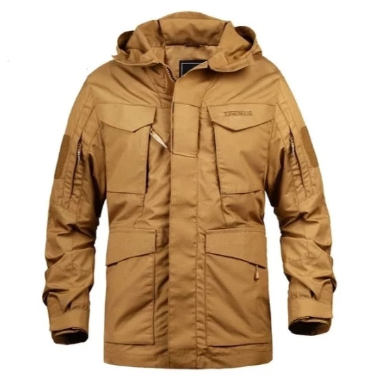 MEN TACTICAL JACKET Brown Men Clothing Zimivas