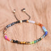 12 Constellations Seven Chakras Colored Stones Bracelet Style1431 Jewelry null