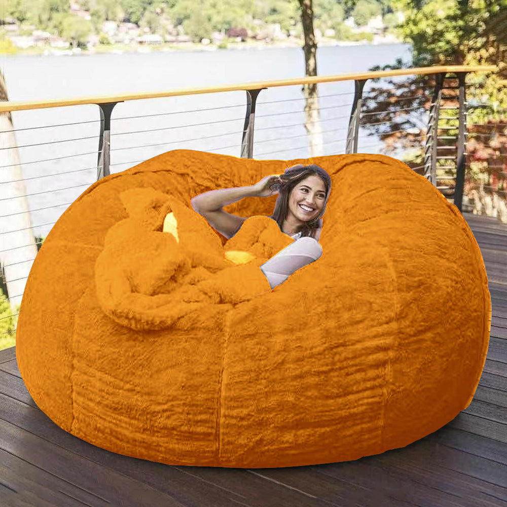 Lazy Sofa Bean Bag Chair Foam Furniture Bean Bag Yellow Furniture Zimivas