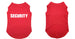 Pet clothing Red 0 null