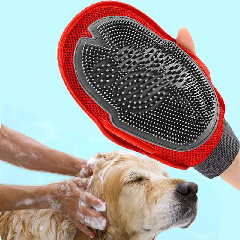 Dog fur Grooming Massage Brush Black 0 Zimivas