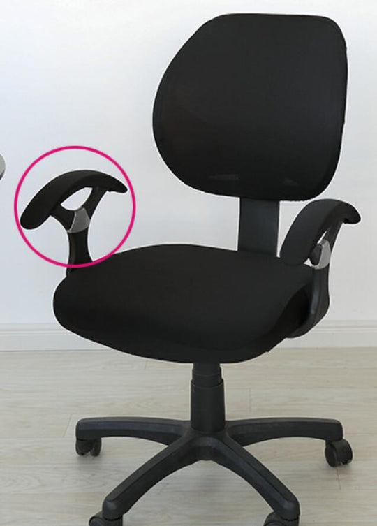 Office Chair Cover With Armrest Chair Dining Cover For Chair Decoration Black Yes Office furniture Zimivas