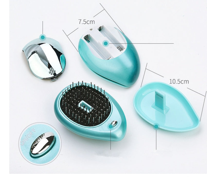 Electric Sound Wave Vibration Magnetic Massage Comb Portable Negative Ion Hair Comb 0 null