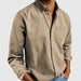 2024 Men's Shirt New Long Sleeve Lapel Khaki Men Clothing Zimivas