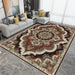 European Style Retro Print Living Room Bedroom Rug 1color 0 null