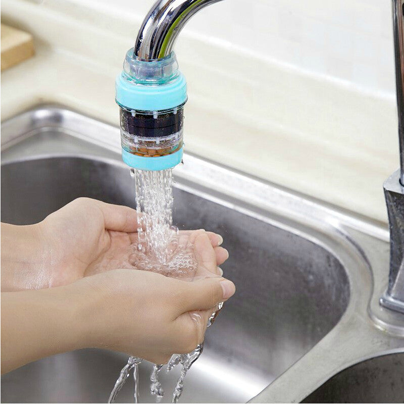 Wheat rice stone magnetized kitchen tap water filter bathroom filter water purifier household water purifier C1101 Blue kitchen appliance Zimivas