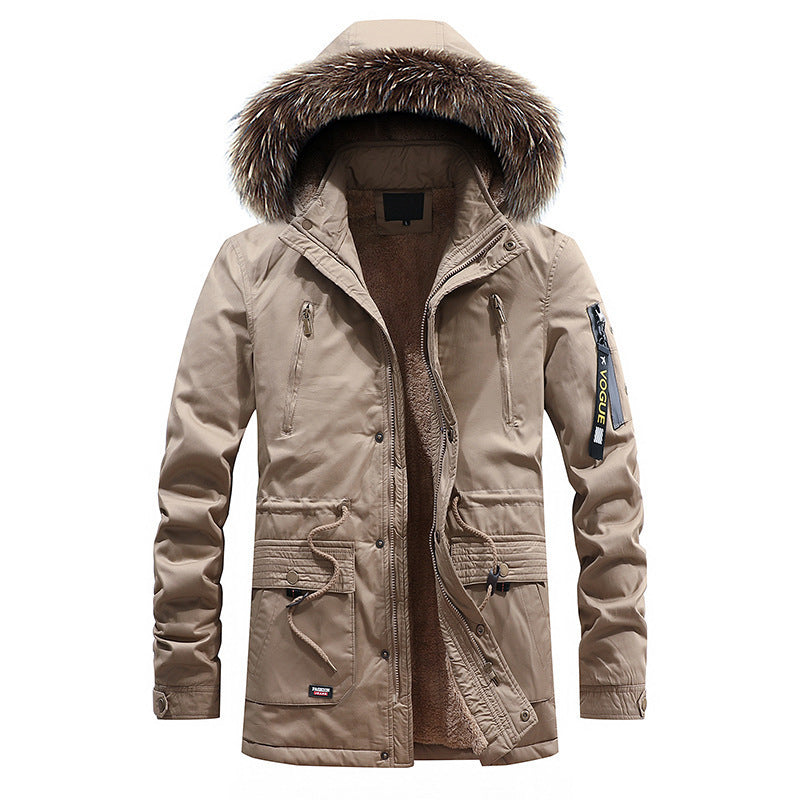 Men's winter cotton clothing Coats & Jackets Khaki Men Clothing Zimivas