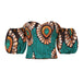 African Printed tube top lantern sleeve Ankara women top FSCK002color Women Clothing Zimivas