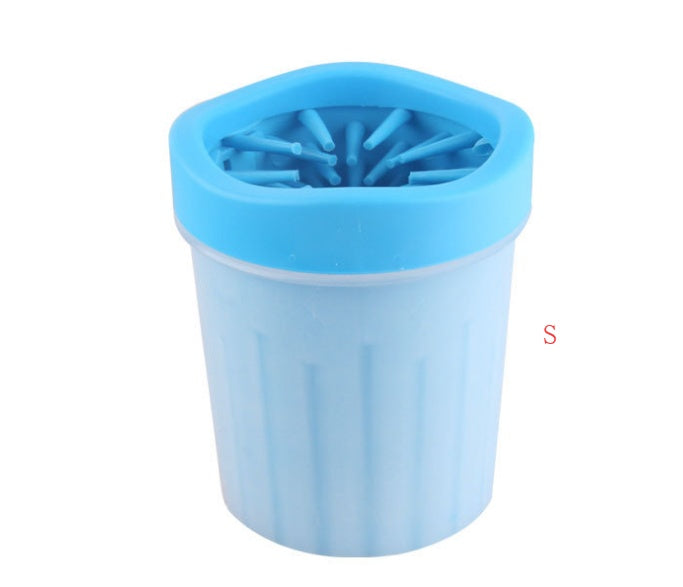 Silicone Dog Paw Washer Cup Blue B S 0 Zimivas