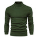 Men's Multicolor Sweater With Mid Neck And Slim Trim Green 0 null