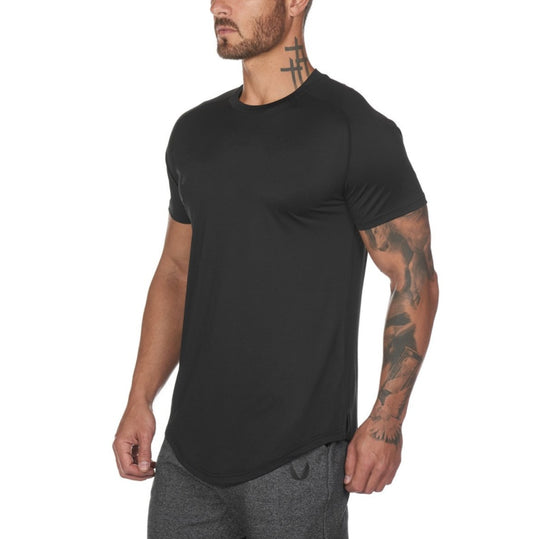 Gym Wear Plain Shirts Custom Fitness Sports Clothing for men Black men clothing Zimivas