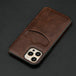 PU Mobile Phone Protective Leather Business Mobile Phone Case Deep coffee 0 null