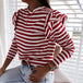 Striped round neck long sleeves 0 Zimivas