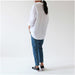 White long sleeved shirt with loose fitting women's shirt for women eprolo