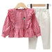 One-year-old Baby Girl Autumn Clothes Foreign Style Korean Baby Clothes Red kids & baby Zimivas