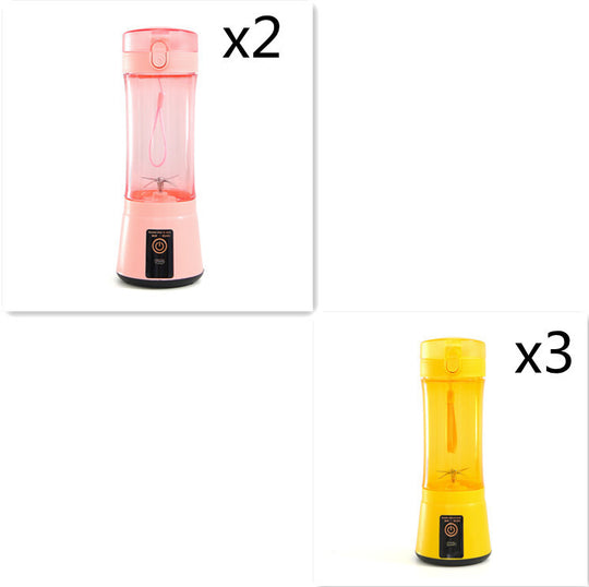 Portable Electric Fruit Juicer Wireless USB Rechargeable Mini Mixer Multifunction Summer Smoothie Blender Machine Kitchen Supplies Set12 USB kitchen appliance Zimivas